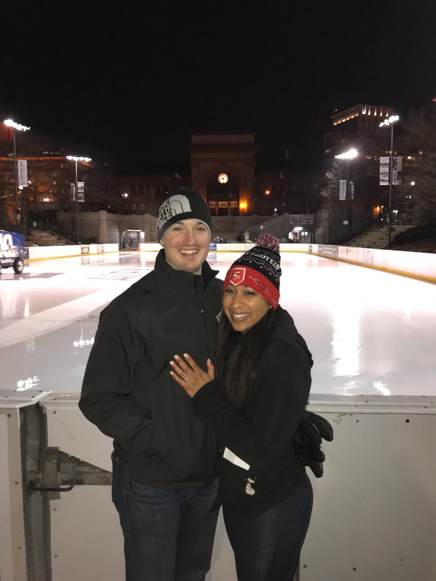 The day we got engaged!