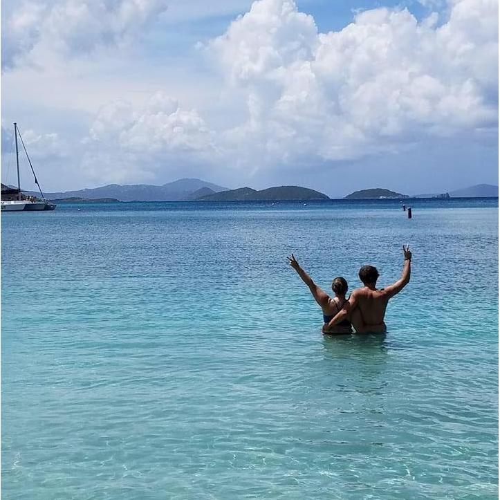 Our first time in paradise, when our wanderlust began (and Christian's first flight!) - USVI 2016