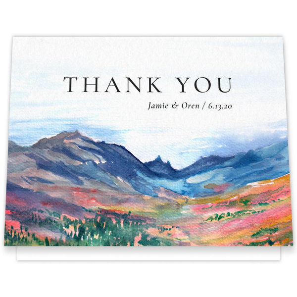 Deepcreek | Spring | Zola Thank You Cards