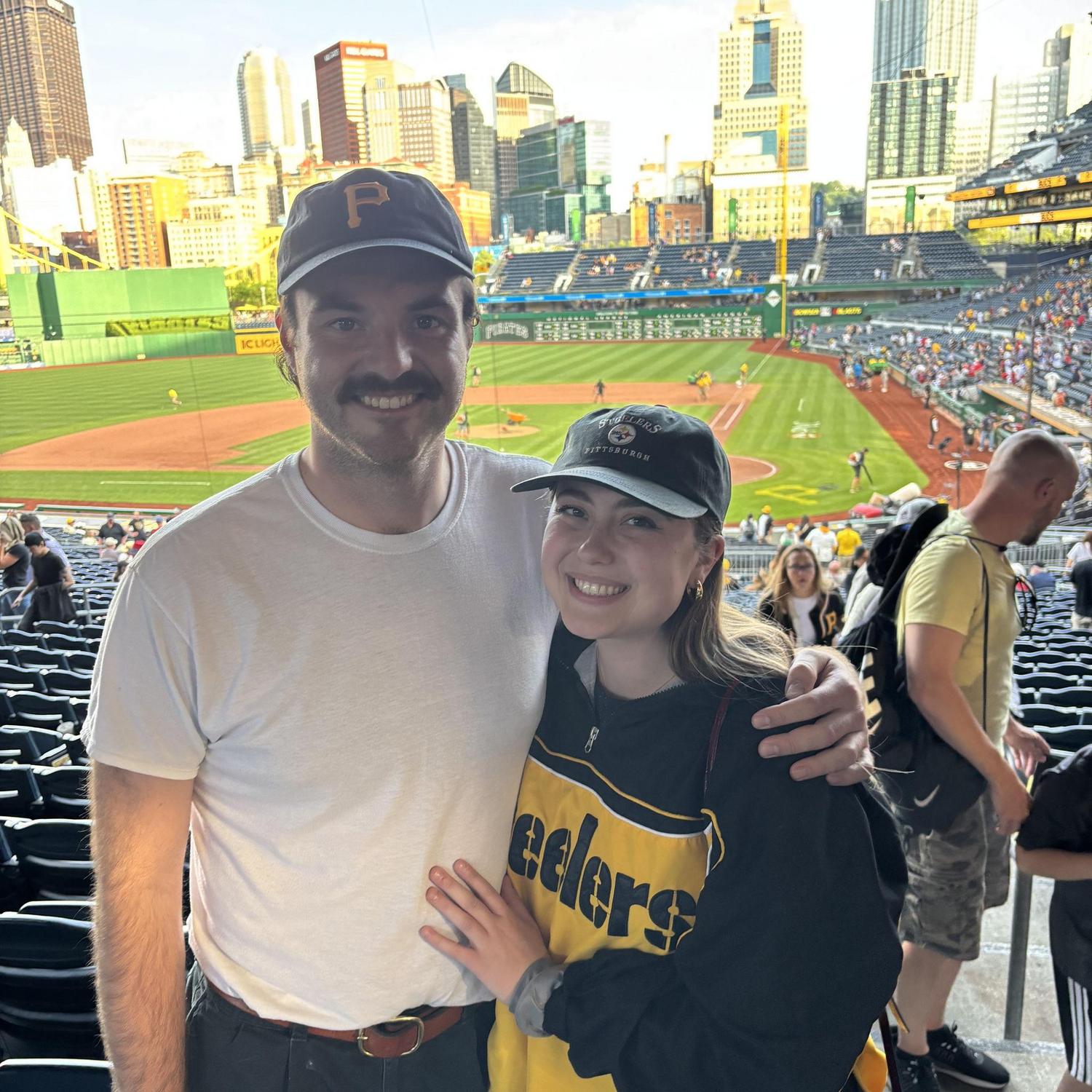 At PNC Park to ignore a baseball game