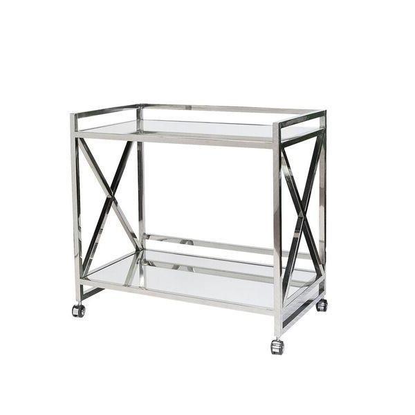 Gerard Bar Cart Stainless Steel