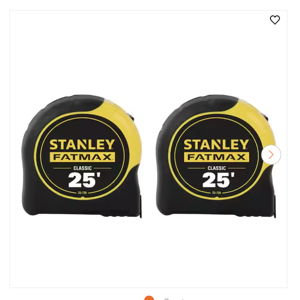 Stanley Fatmax Tape Measure 2-pack