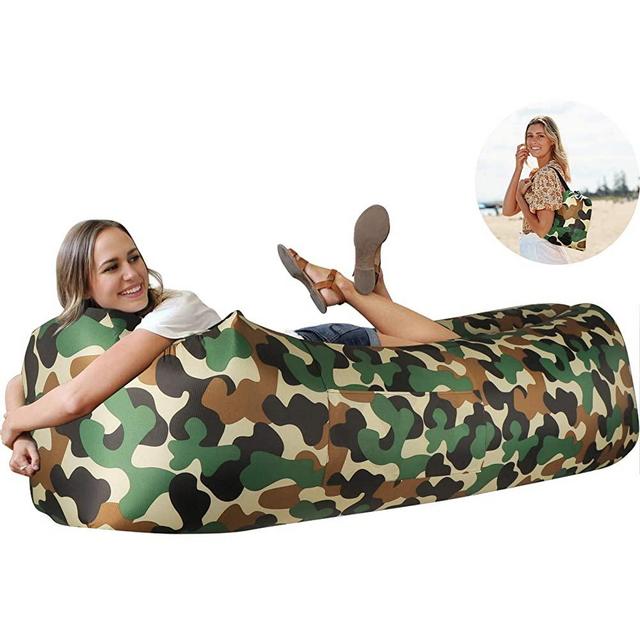 WEKAPO Inflatable Lounger Air Sofa Hammock-Portable,Water Proof& Anti-Air Leaking Design-Ideal Couch for Backyard Lakeside Beach Traveling Camping Picnics & Music Festivals Camping Compression Sacks