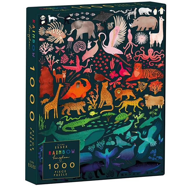 Elena Essex 1000 Piece Puzzle for Adults - Rainbow Kingdom | Jigsaw Puzzles 1000 Pieces | Puzzle Gifts for Women Teenage Girls Boys Men | Puzzles Size 28"x20"