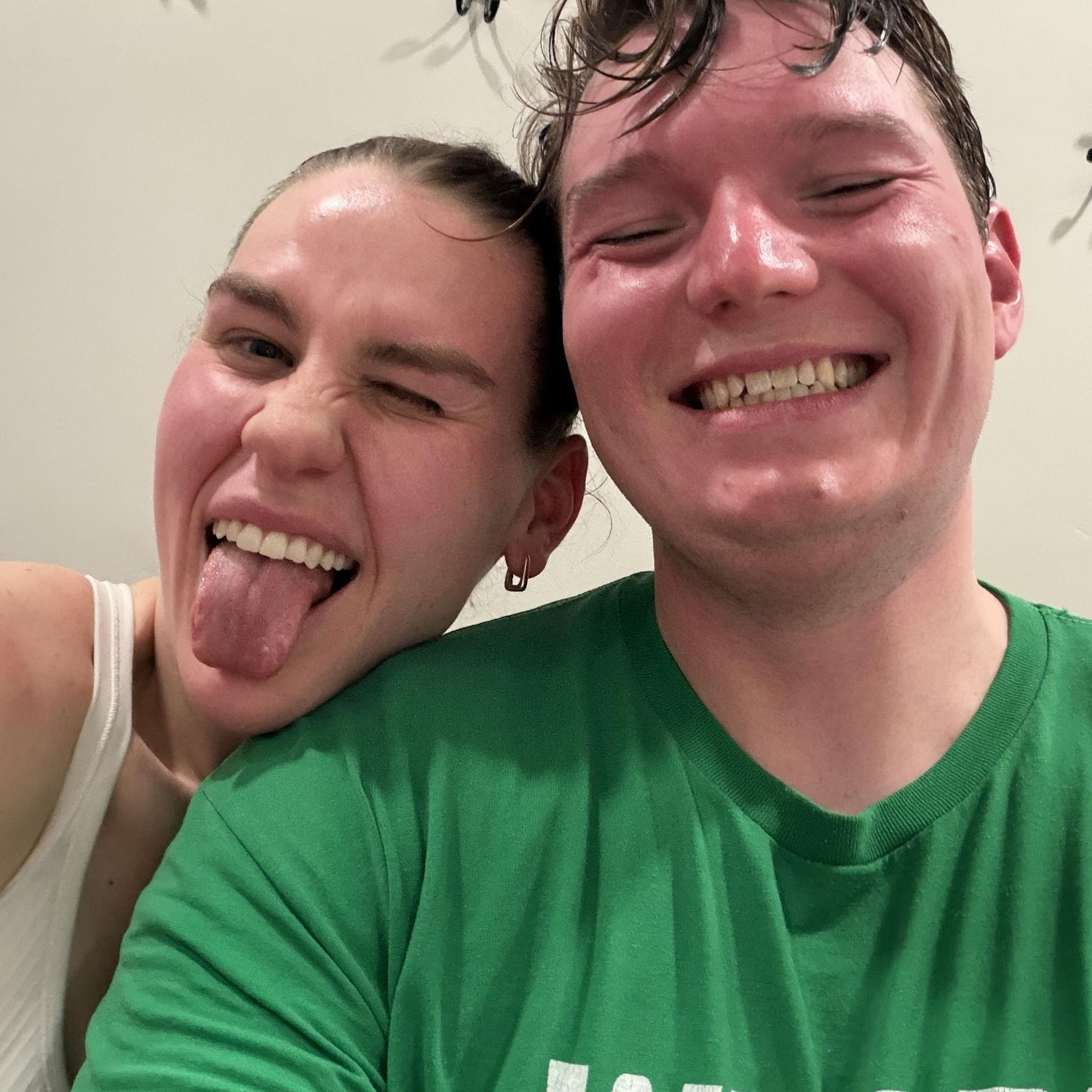 First time Keaton went to hot yoga