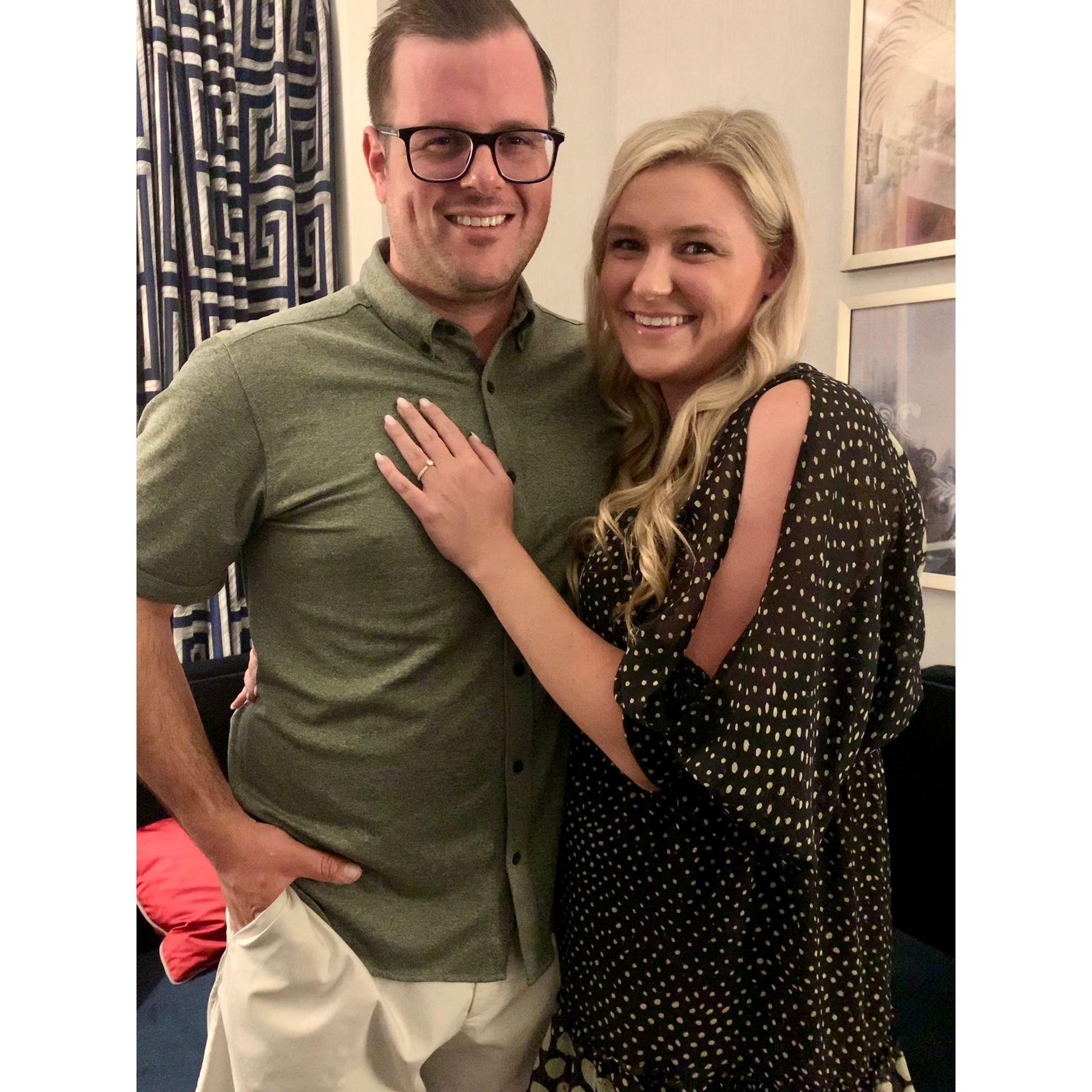 Post engagement photo in Las Vegas - July 2021