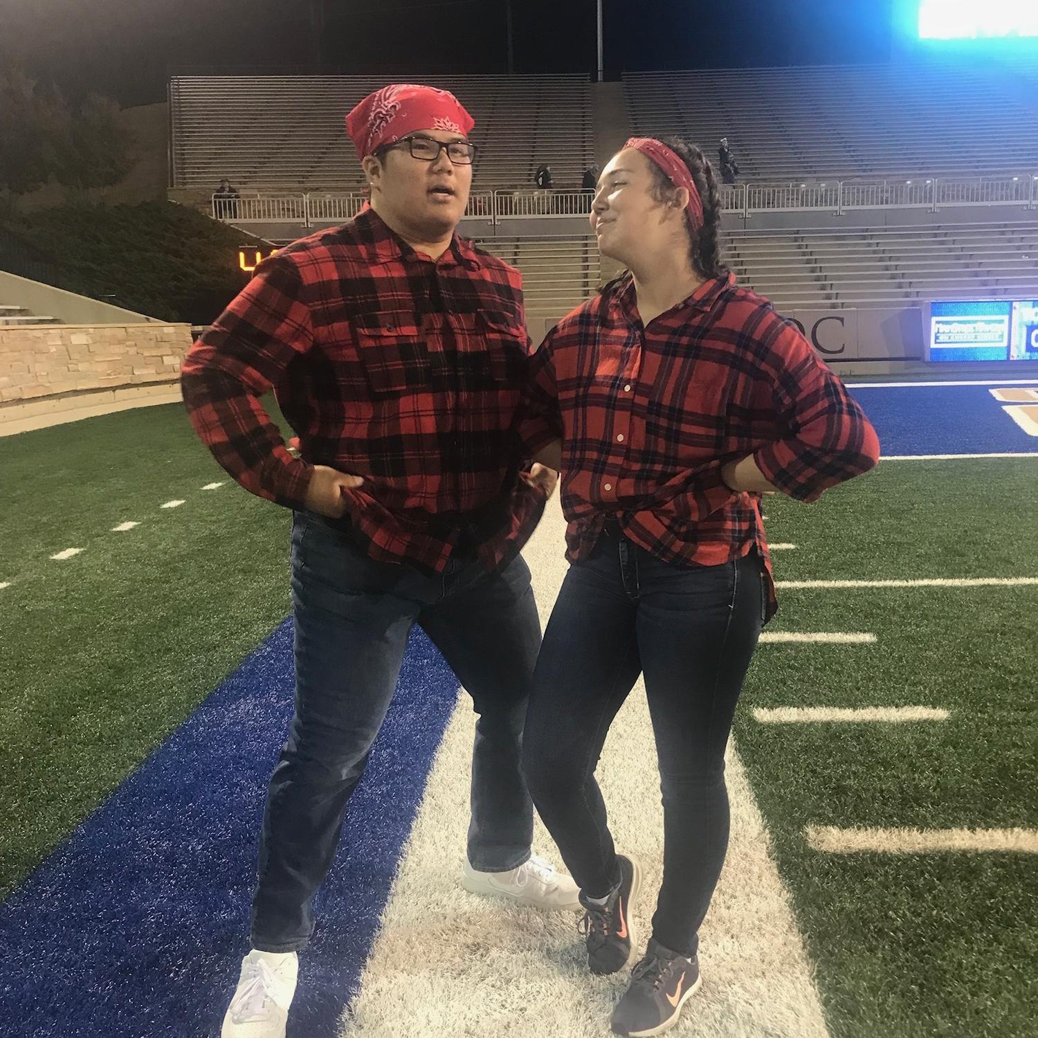 Halloween and a TU football game 🏈
(we were lumberjacks)