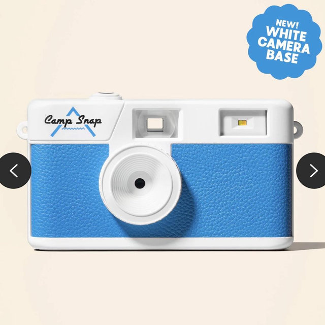 Camp Snap Camera Summer Colors in Electric Teal