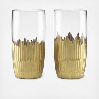 Imperial Caviar Highball Glass, Set of 2