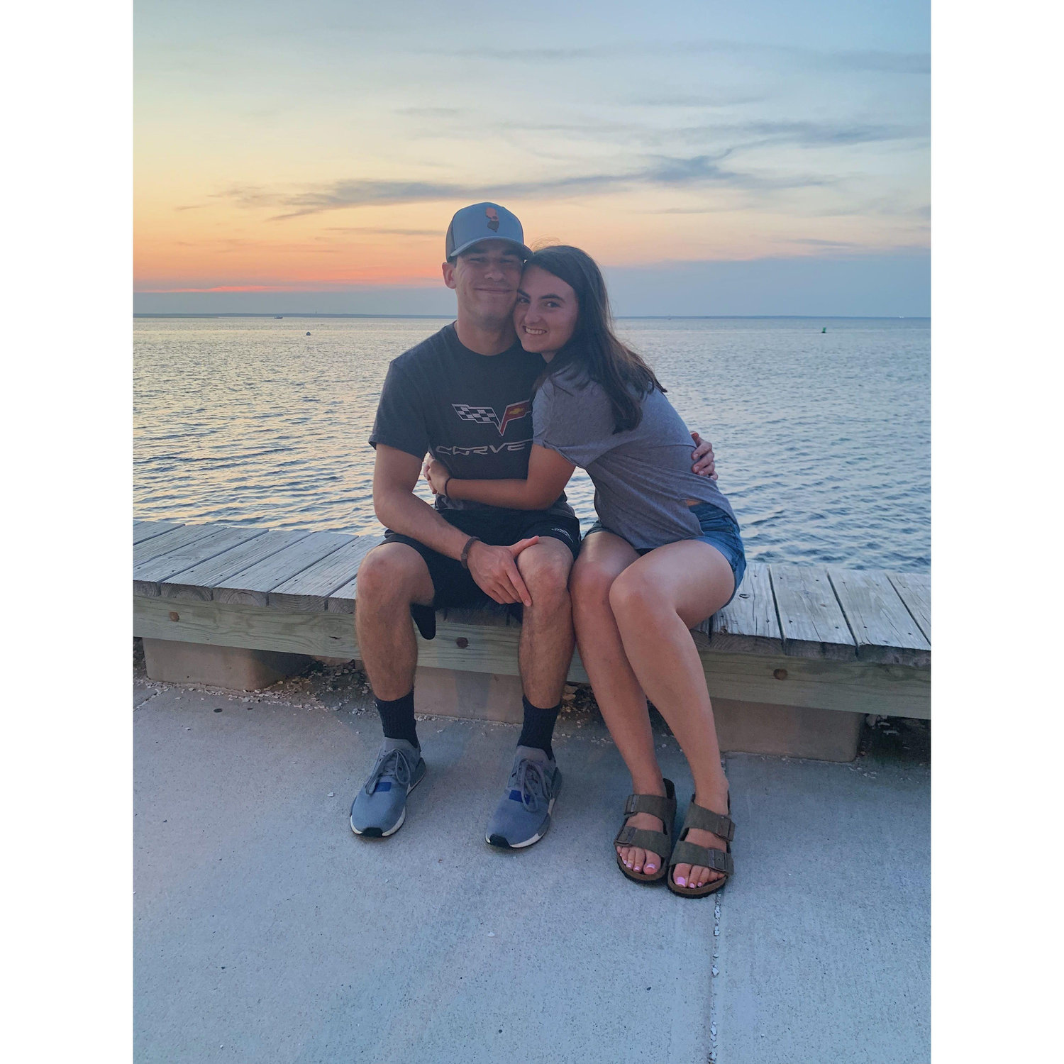 June 2019. Beach Haven, NJ. First time on LBI together!