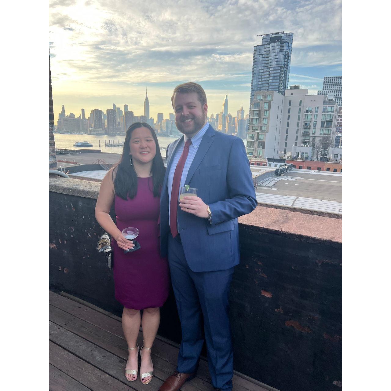 At a friend's wedding!