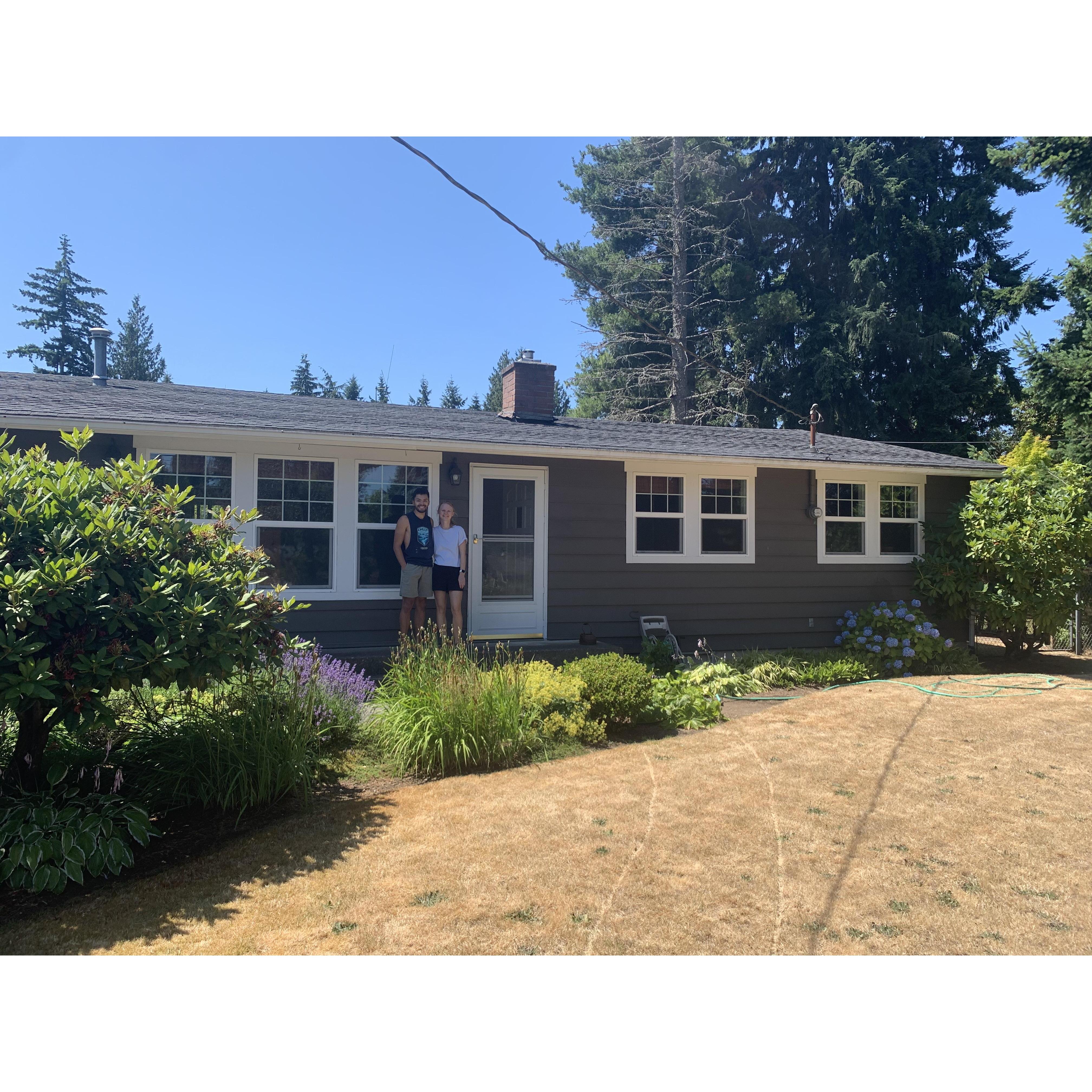 Purchased our first home July of this year!