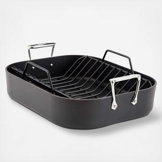 HA1 Expert Hard Anodized Nonstick Roaster with Rack
