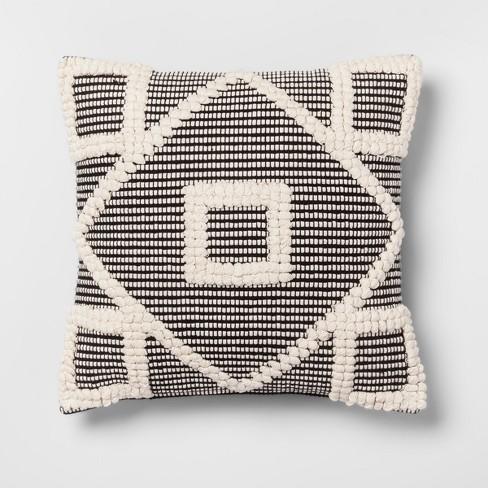 Diamond Throw Pillow Black - Opalhouse™