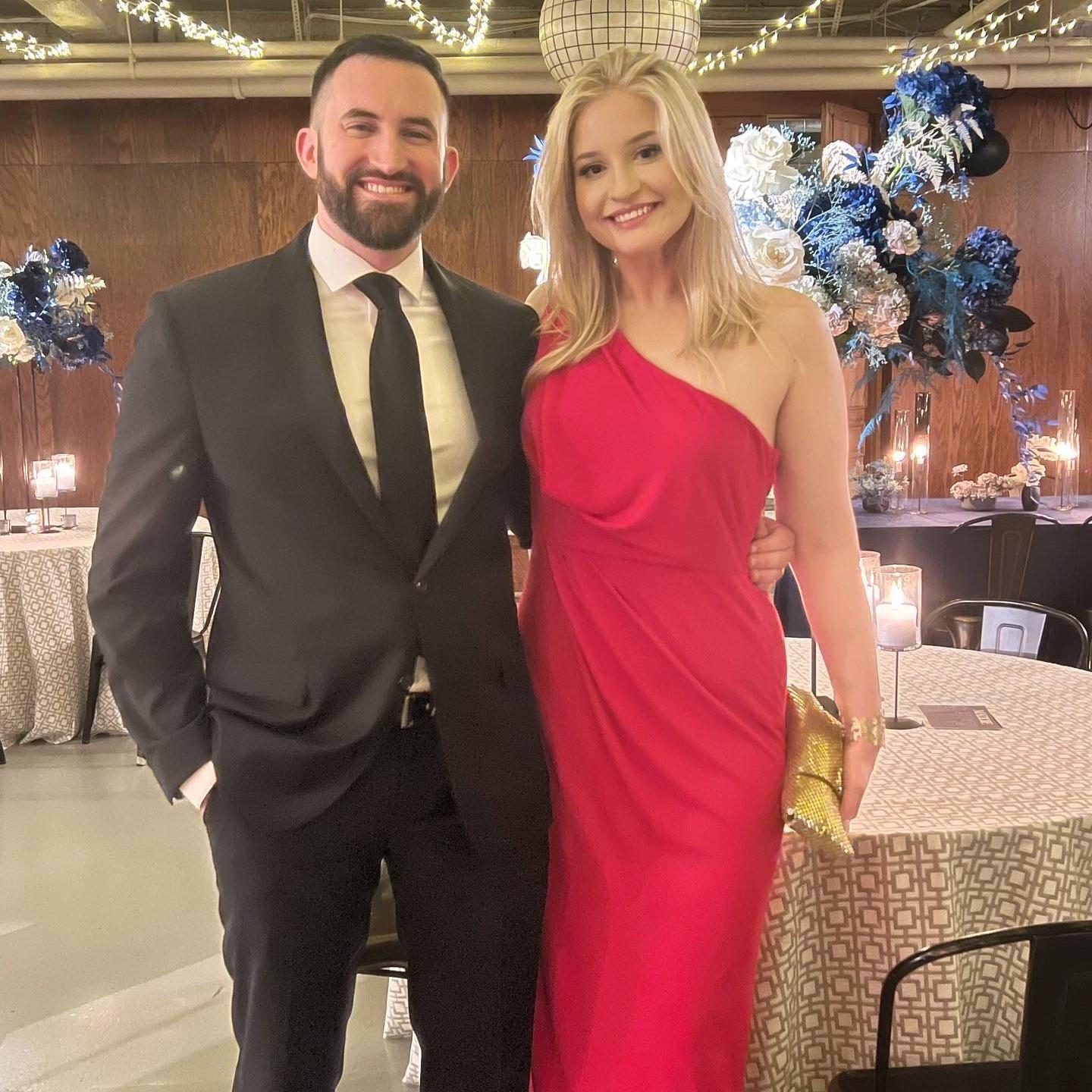 Nate and Steph’s third date, at her best friend Moriah’s wedding.