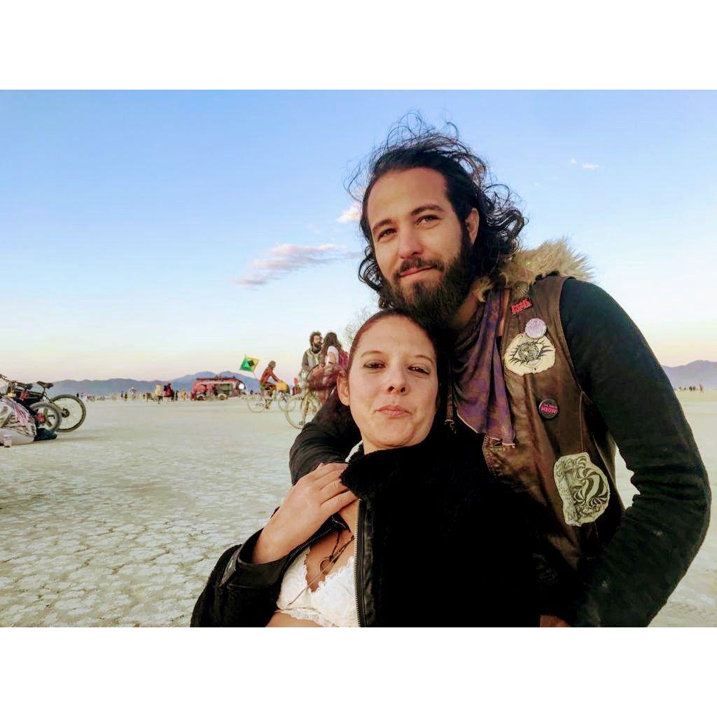 Our first Burning Man (each on our 7th Burn), 2019