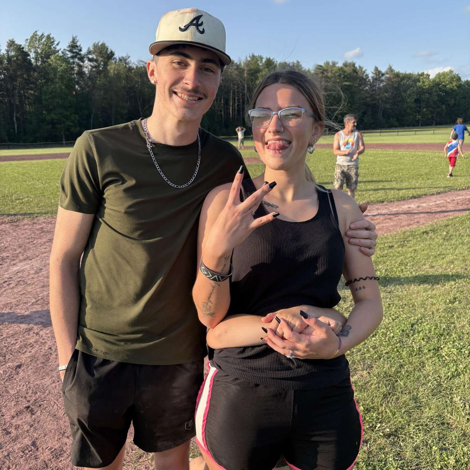 Family Kickball game