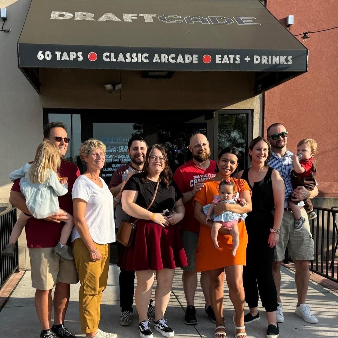 Joe fits right in with Jackie's family.