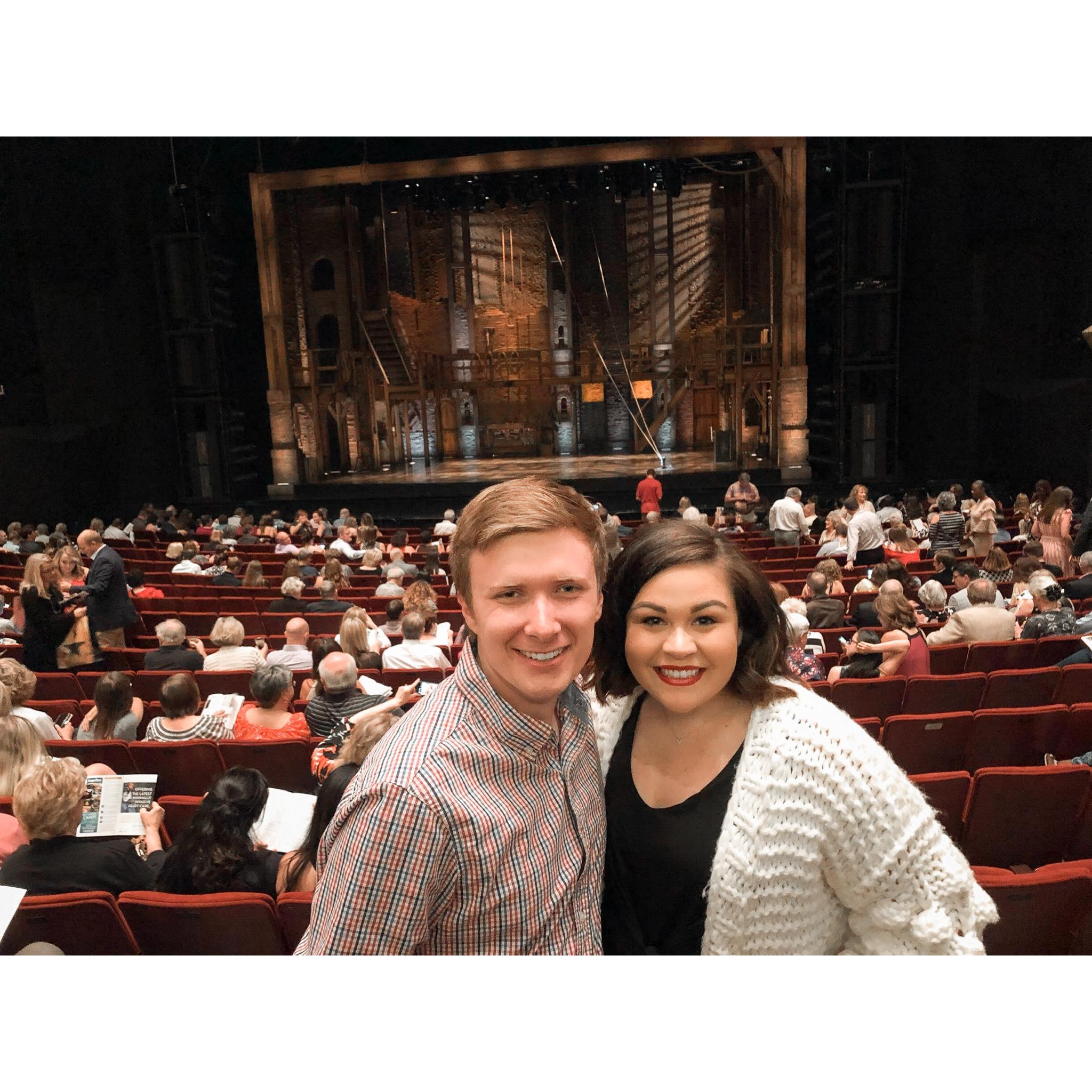 Surprising JakeBuerger with Hamilton tickets!