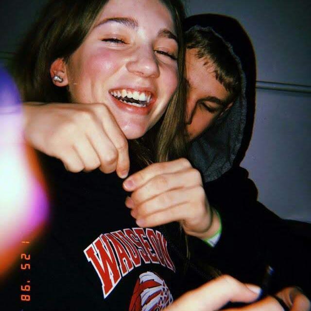 Can you tell she was blushing?