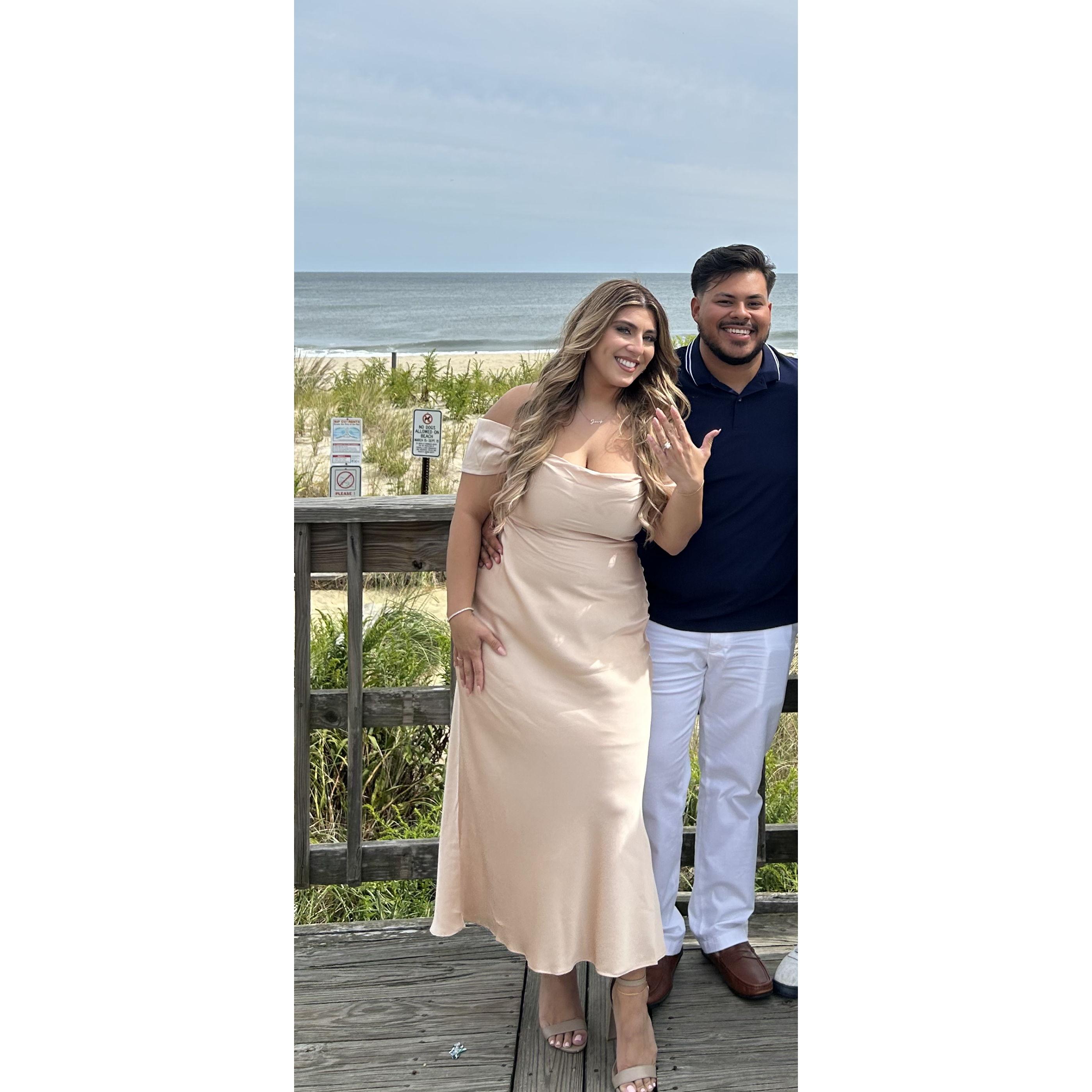The day he popped the question