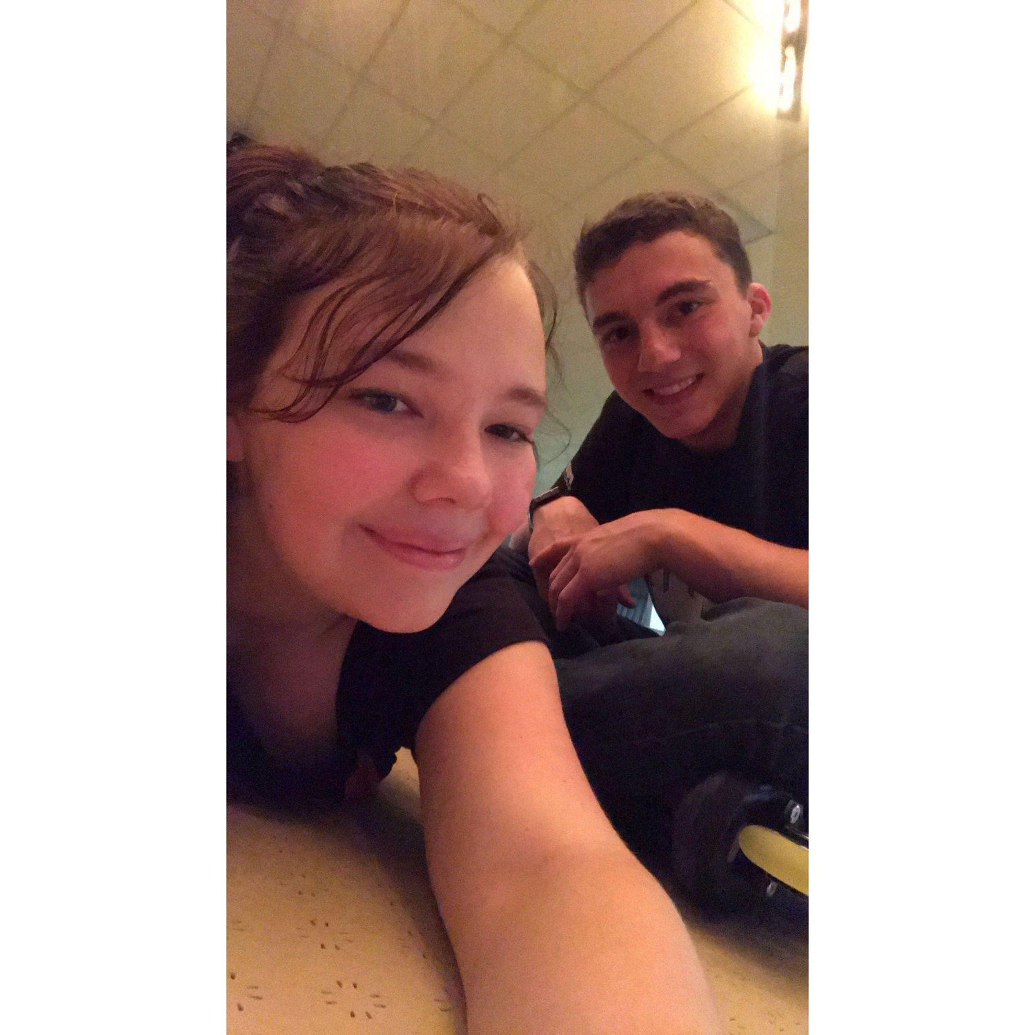 The night I asked him to Winter Formal and he said yes!