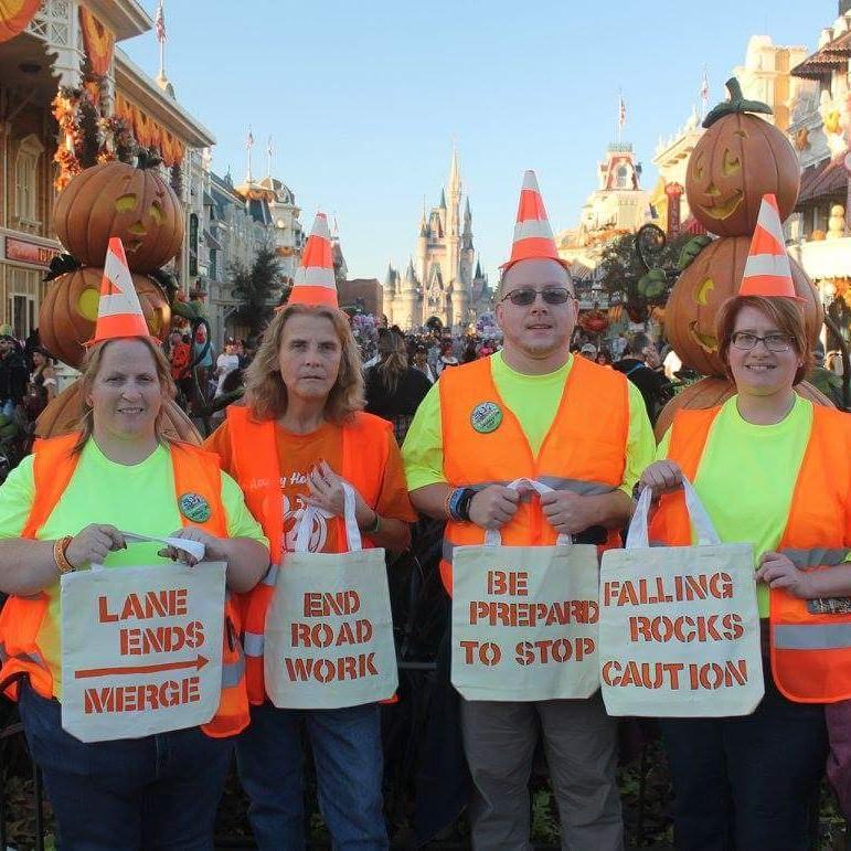 Disney October 31, 2017, Mickey's Not So Scary Halloween Party, with Becca and Judy.