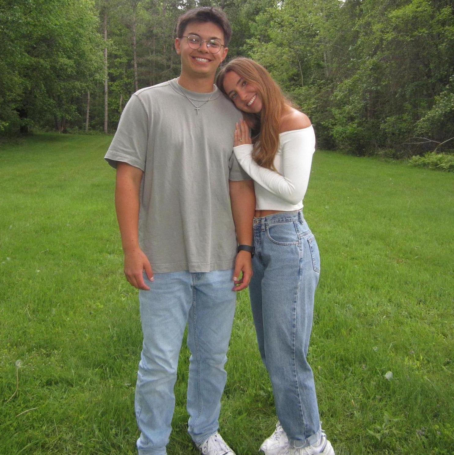 Pics in my backyard after!