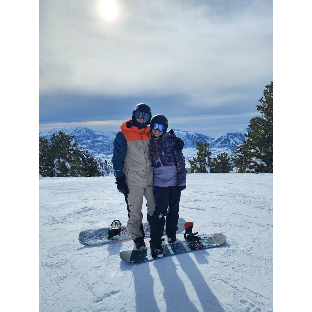 Right before a triple black diamond, a double tantrum cork 960, and a hot chocolate.
