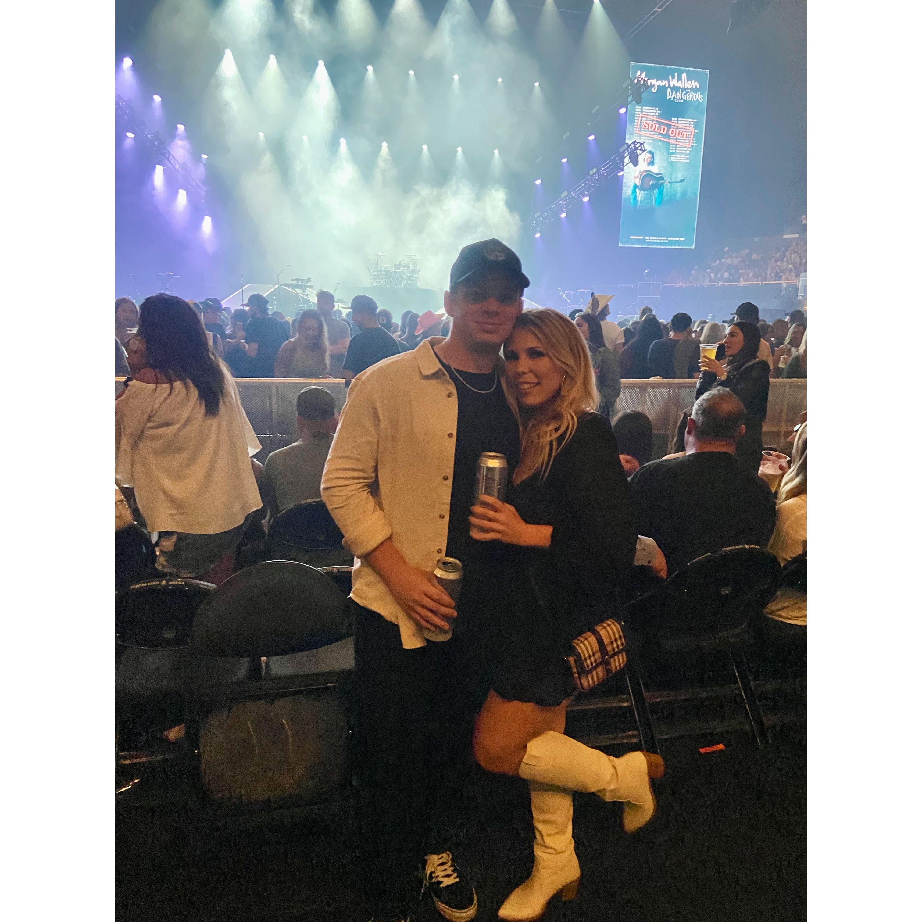 The night we first said I love you.