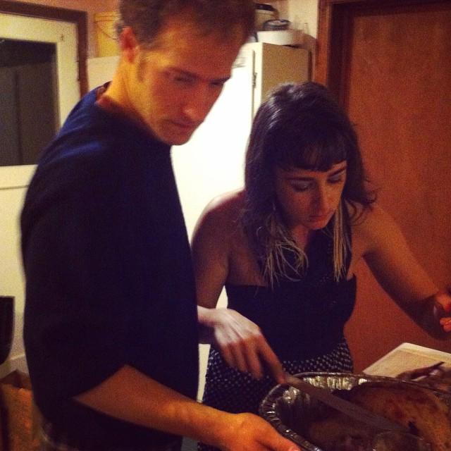 First Thanksgiving (and first picture together!) Ashland - 2014