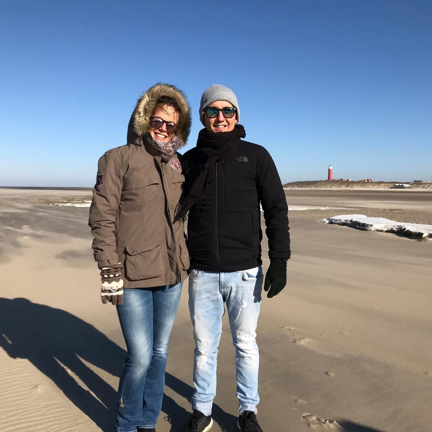 New concept for Luis : "Beach with a Jacket".
March 2018, Texel, Netherlands