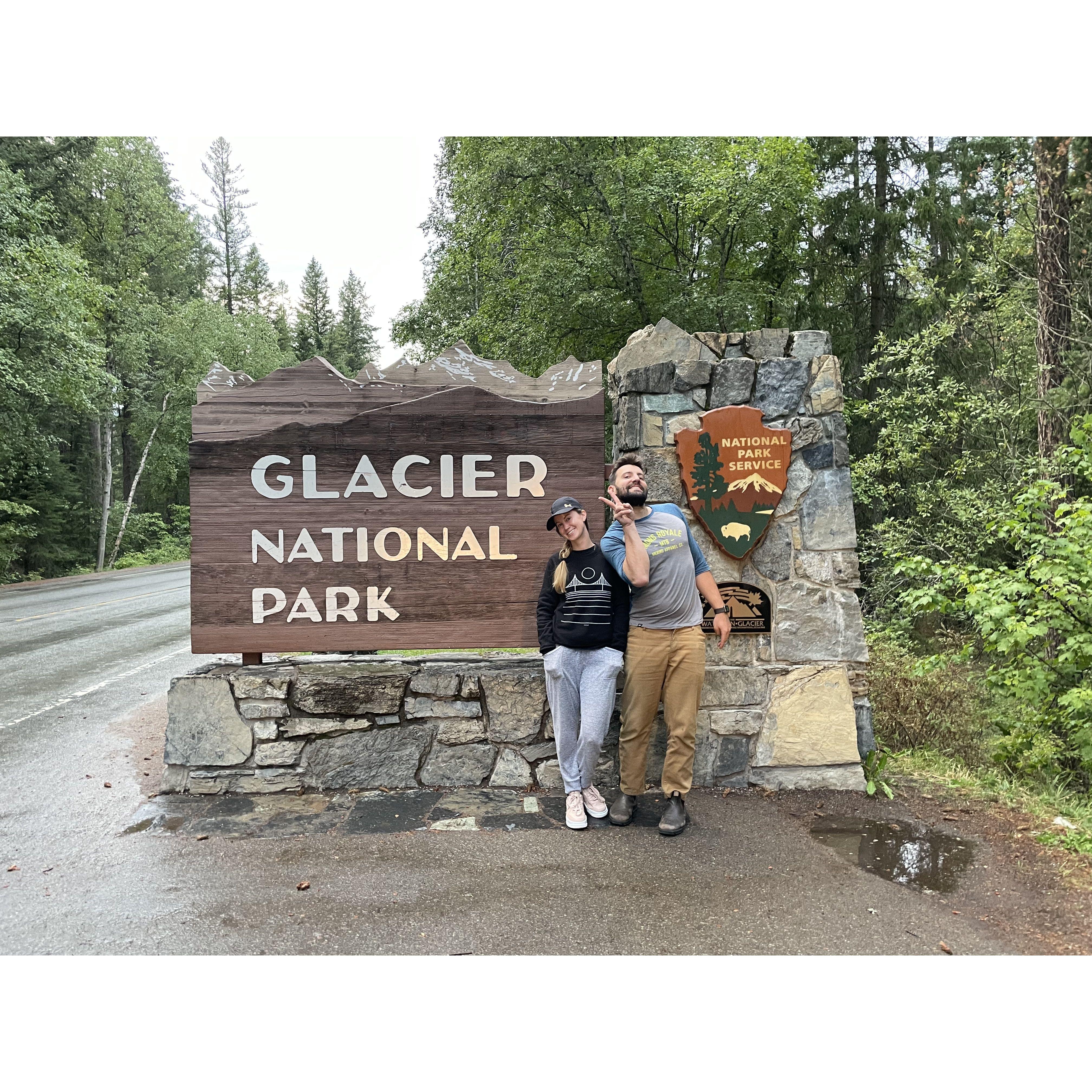 Trip to Glacier with Meghan's family