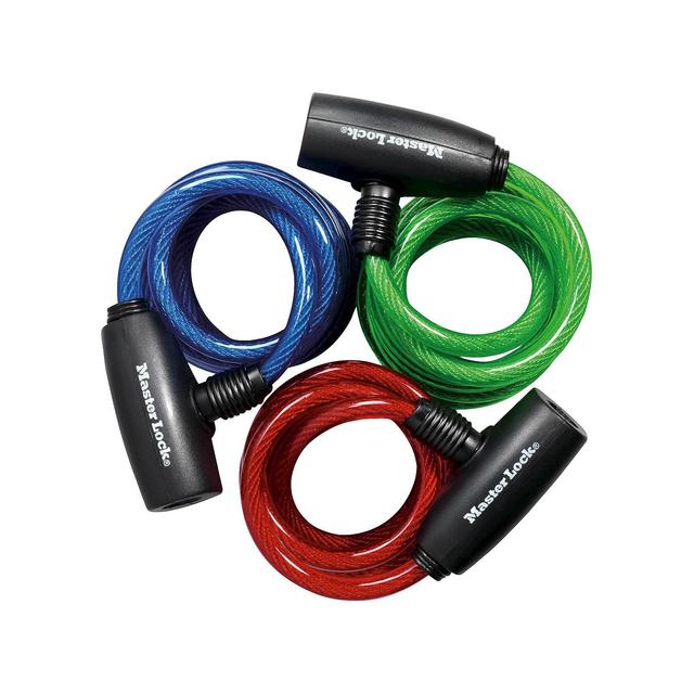 Master Lock 3pk 6' Keyed Cable