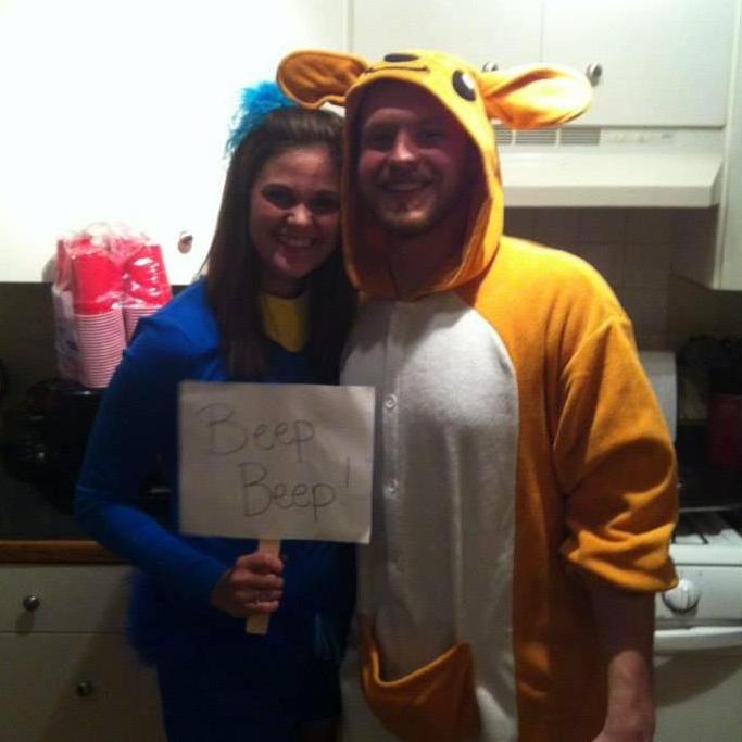 Our 1st picture of us...where we are both looking at the camera - Halloween 2013