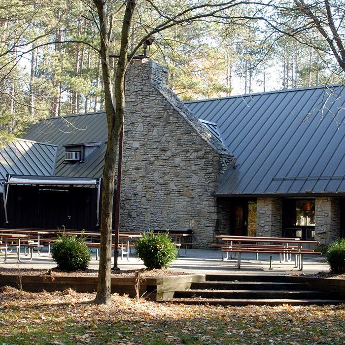 Oak Opening Lodge Patio Area
