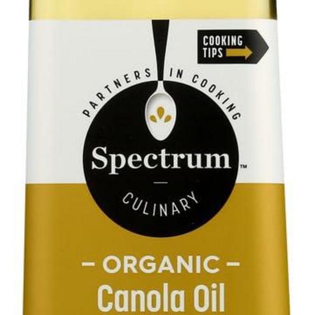 Spectrum Culinary, Organic Canola Oil, Refined, 32 oz (Pack of 12)