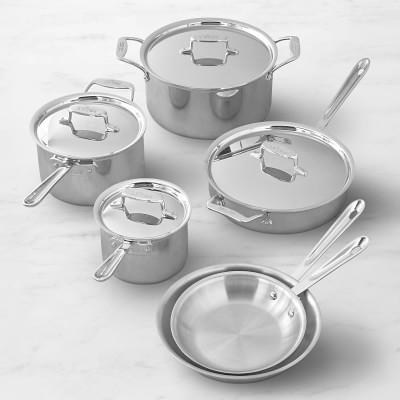 All-Clad d5 Stainless-Steel 10-Piece Cookware Set