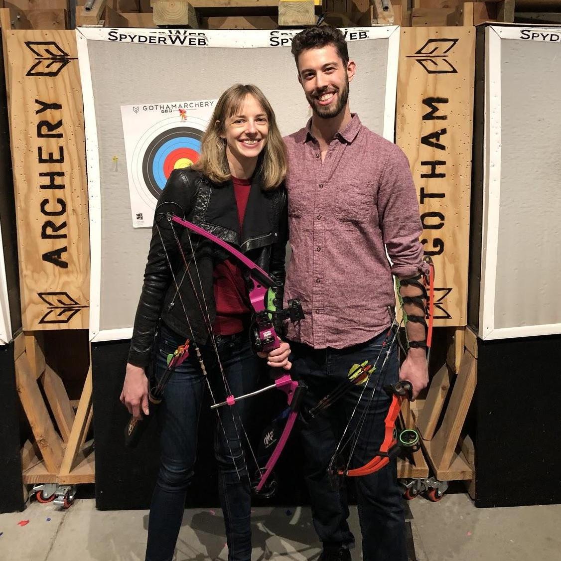 Archery class in Brooklyn
