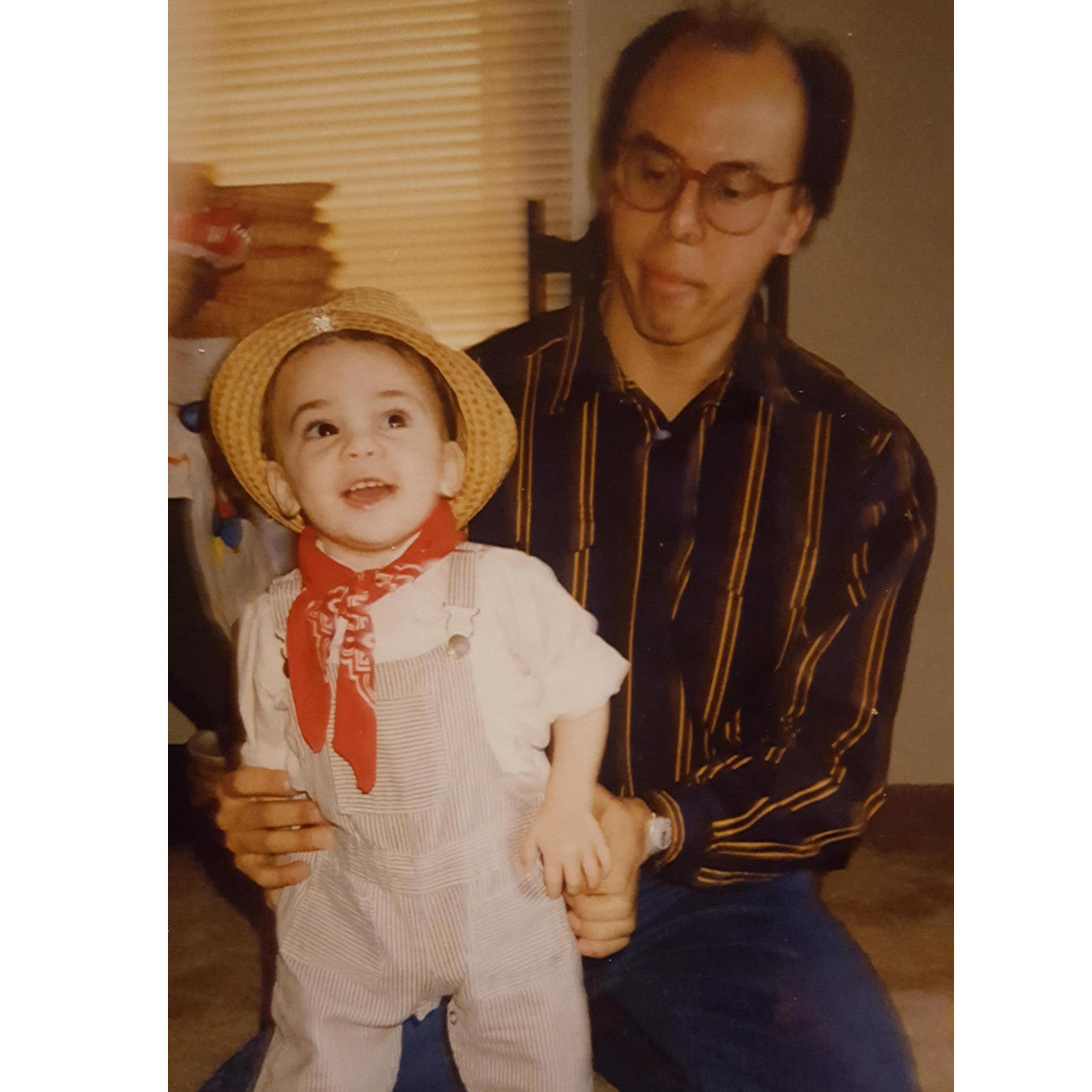 Jeff and first son Austin