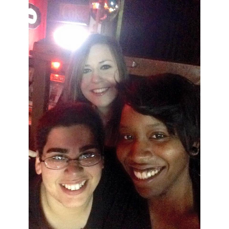 Hanging with friends (and this time, Donni got a chance to play pool with other people!)