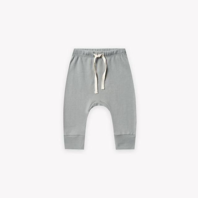 drawstring pant | dusty blue