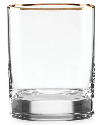 Timeless Gold Double Old Fashioned Glass