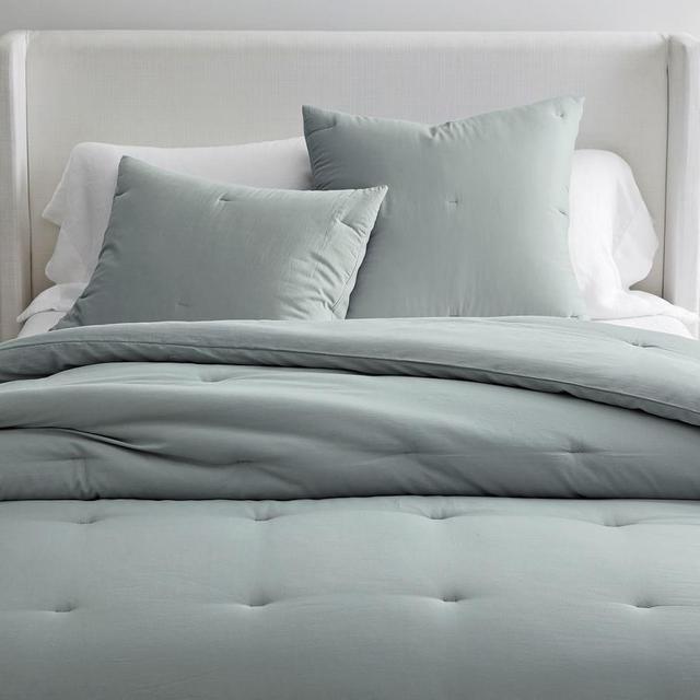 Cloud Blue Dream Brushed Cotton Comforter, Full/Queen