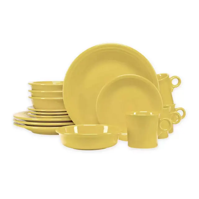 Fiesta® 16-Piece Dinnerware Set in Sunflower