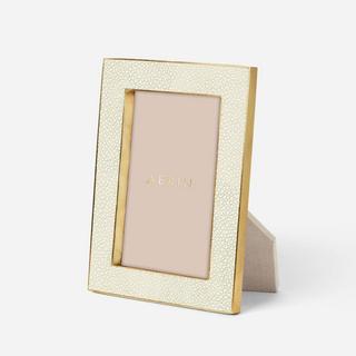 Classic Shagreen Frame, Cream - 4 x 6"