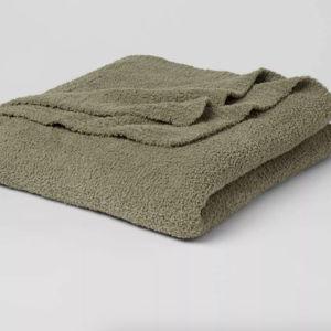 Cozy Chenille Bed Blanket - Restful Green, King Size - Threshold™