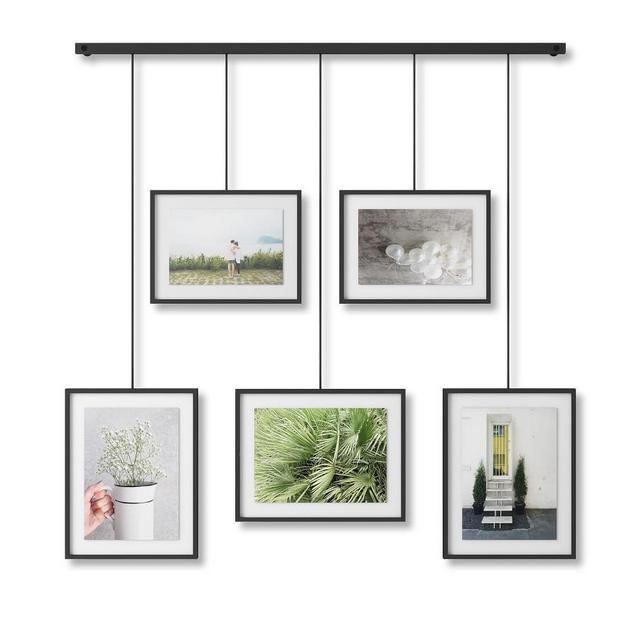 Hanging Black Gallery Frames, Set of 5