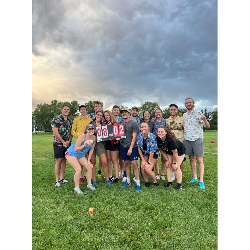 9/20/23 | Kickball Champions! During the summer we play in a co ed kickball league every Wednesday night. So far we are undefeated!