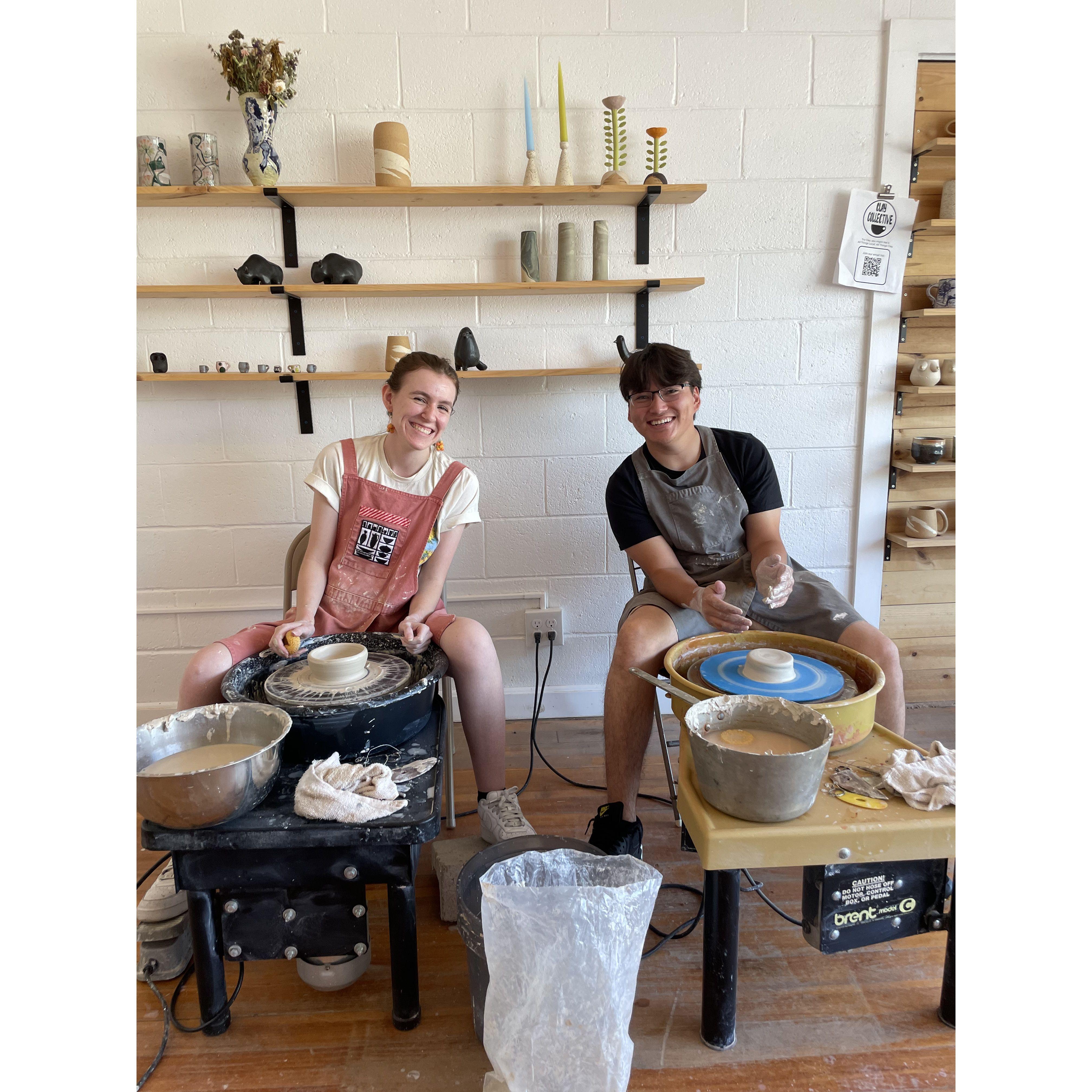 Pottery class